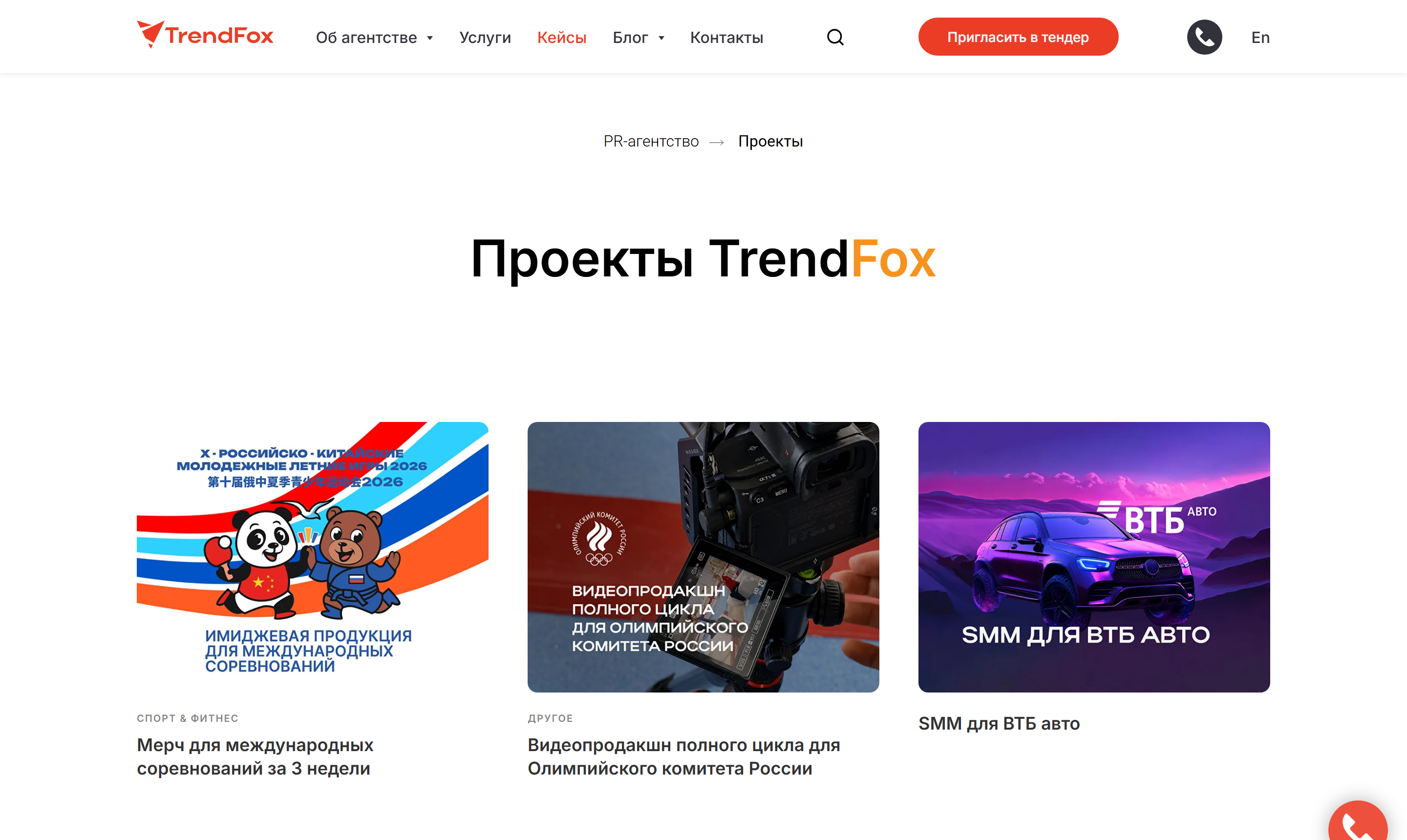 Кейсы TrendFox